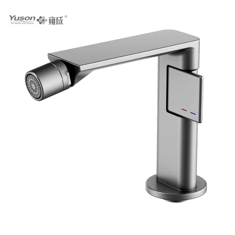 Mélangeur de bidet d'eau chaude et froide, robinet en laiton à levier unique monté sur le pont, 2093-40
