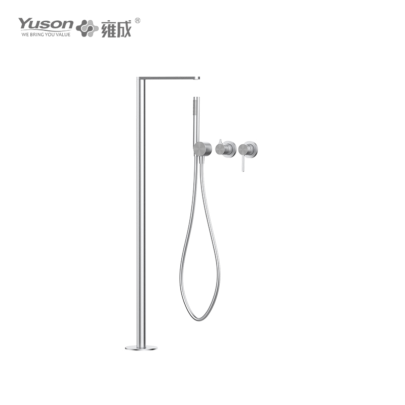 3160-15 SS 316L Robinet mitigeur de bain et de douche mural à levier unique