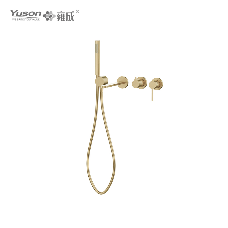 3160-23 SS 316L robinet mitigeur de bain et de douche à levier unique, eau chaude et froide encastrée au mur