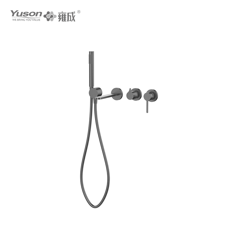 3160-23 SS 316L robinet mitigeur de bain et de douche à levier unique, eau chaude et froide encastrée au mur