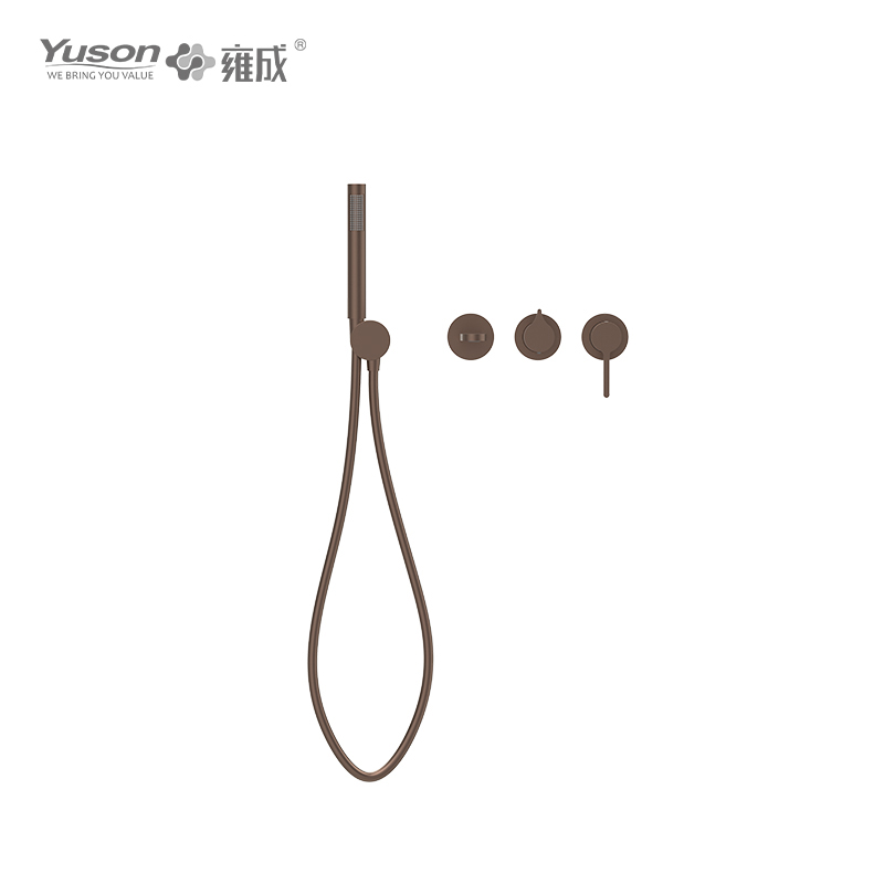 3160-23 SS 316L robinet mitigeur de bain et de douche à levier unique, eau chaude et froide encastrée au mur