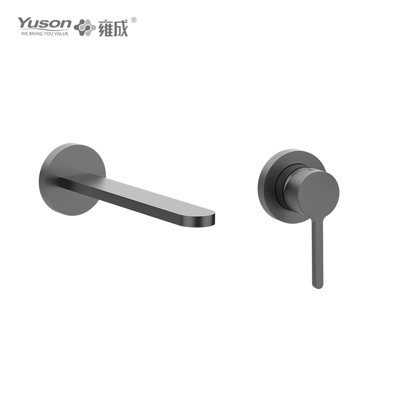 3160-32 SS 316L robinet mitigeur de lavabo d'eau chaude et froide encastré mural à levier unique