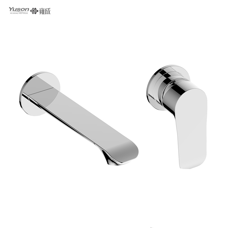 3268-32	brass faucet single lever hot/cold water embeded basin mixer, built-in basin mixer;