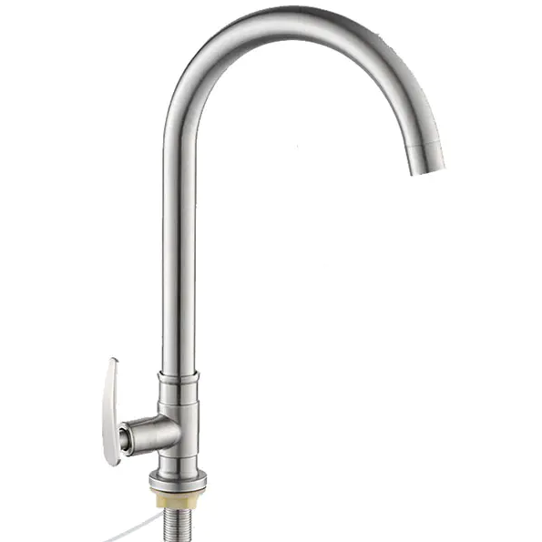 Brushed stainless steel faucets: double protection of hygiene and aesthetics